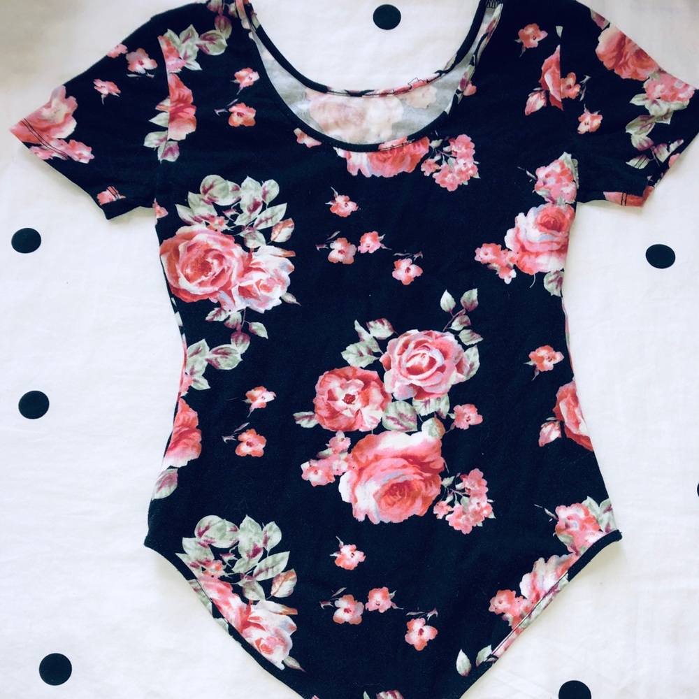 Floral body suit